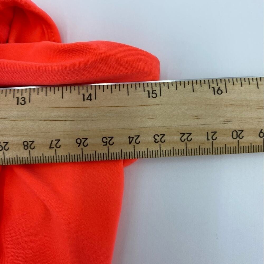 Tbag Los Angeles Dress Small OrangeCoral Grecian Goddess With Sash - Picture 9 of 9